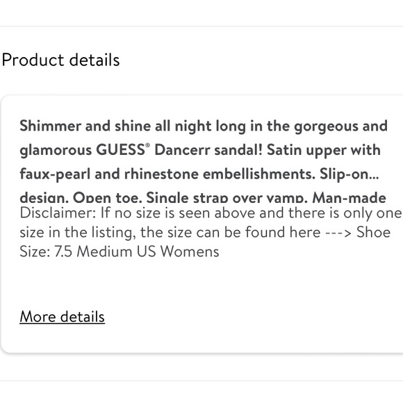 Guess Dancerr Embellished Pearl Crystal Blush Pink Block Heel Sandals - 8 - Picture 15 of 16